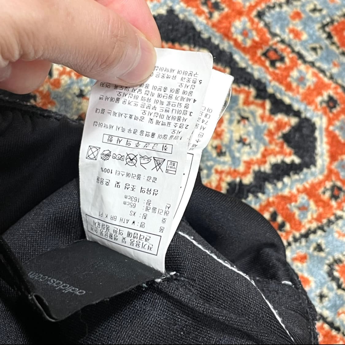 아디다스 삼각로고 블랙 트랙팬츠 트레이닝팬츠 여성XS 상품이미지6