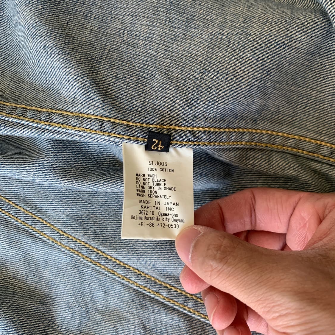 11.5 oz 웨스터너 데님자켓 상품이미지10