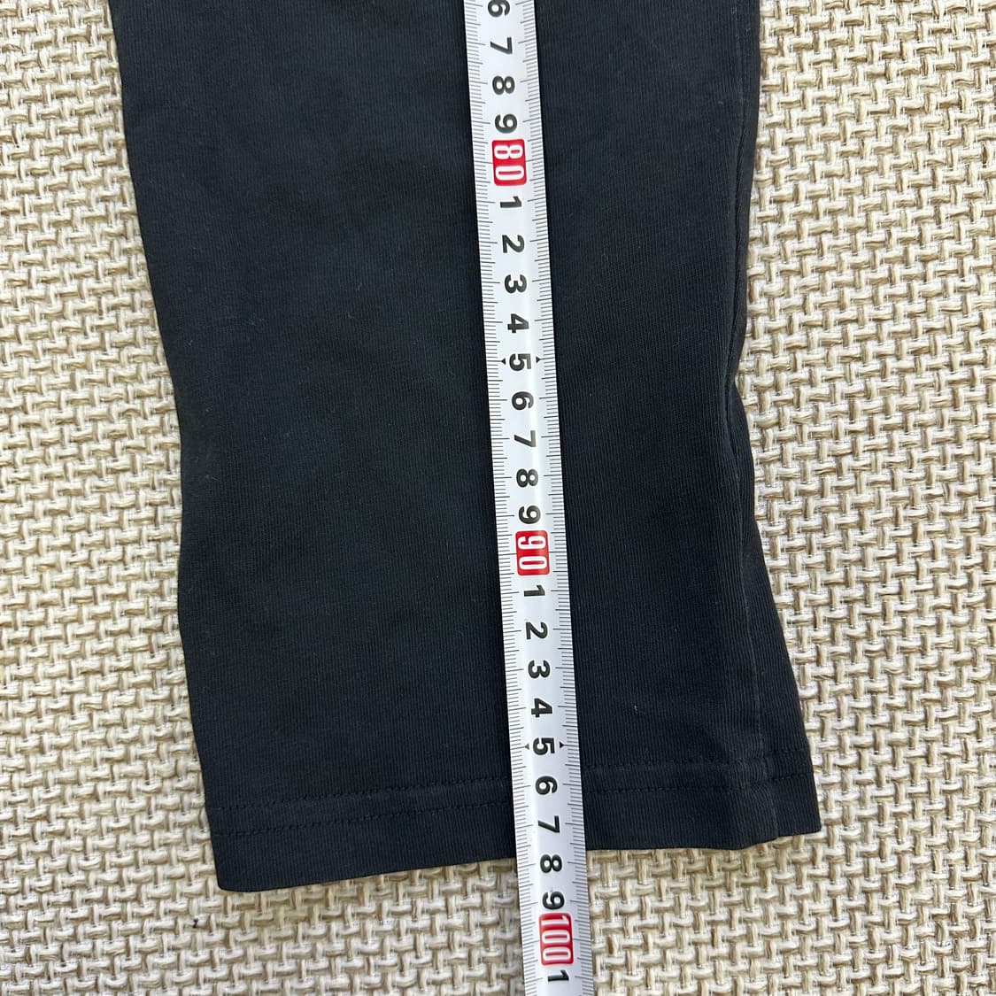 L 아디다스 블랙 코튼 팬츠 0430D 상품이미지8