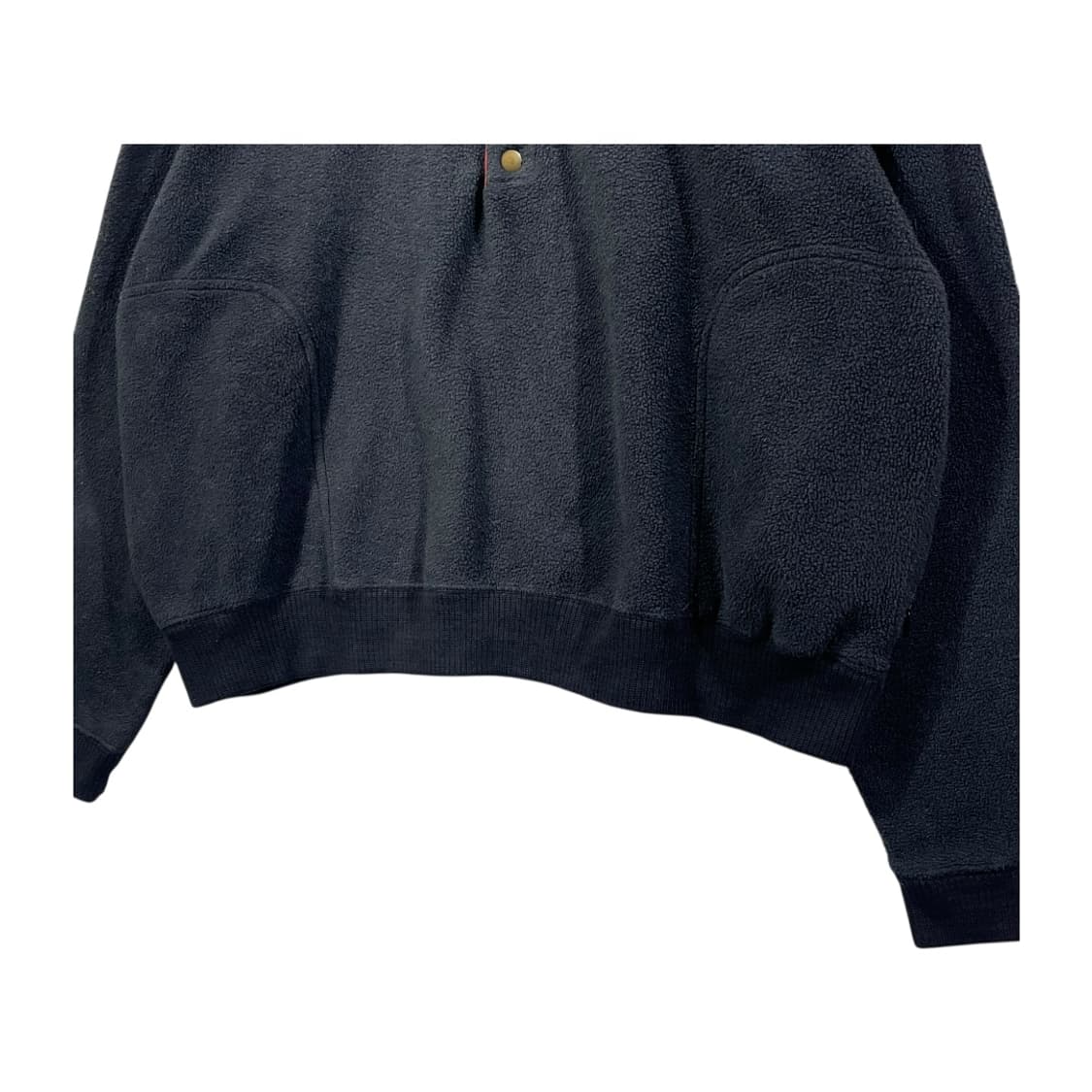 [Polo] 90s 폴로랄프로렌 배색 파이핑 플리스 스냅티 상품이미지3