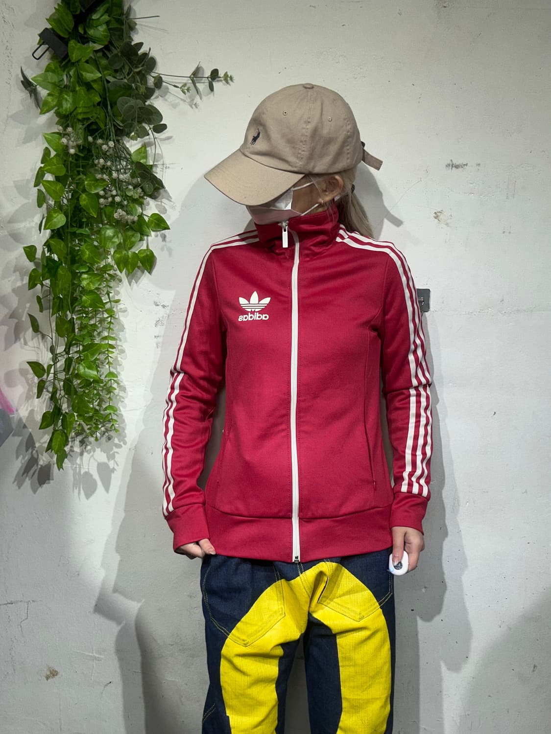 아디다스 레드 유로파 화이트 삼선 트랙탑 져지 90 상품이미지2