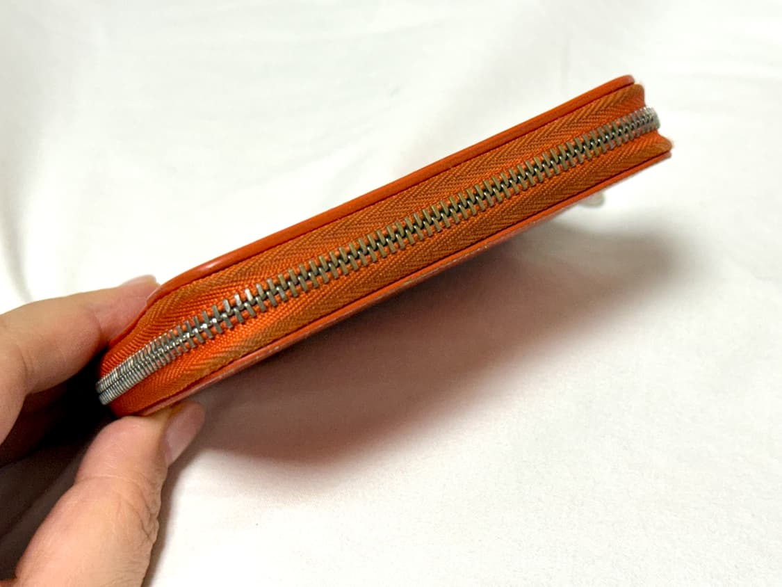 고야드 마티뇽 지퍼 카드지갑 미니 오렌지 판매합니다! 상품이미지3