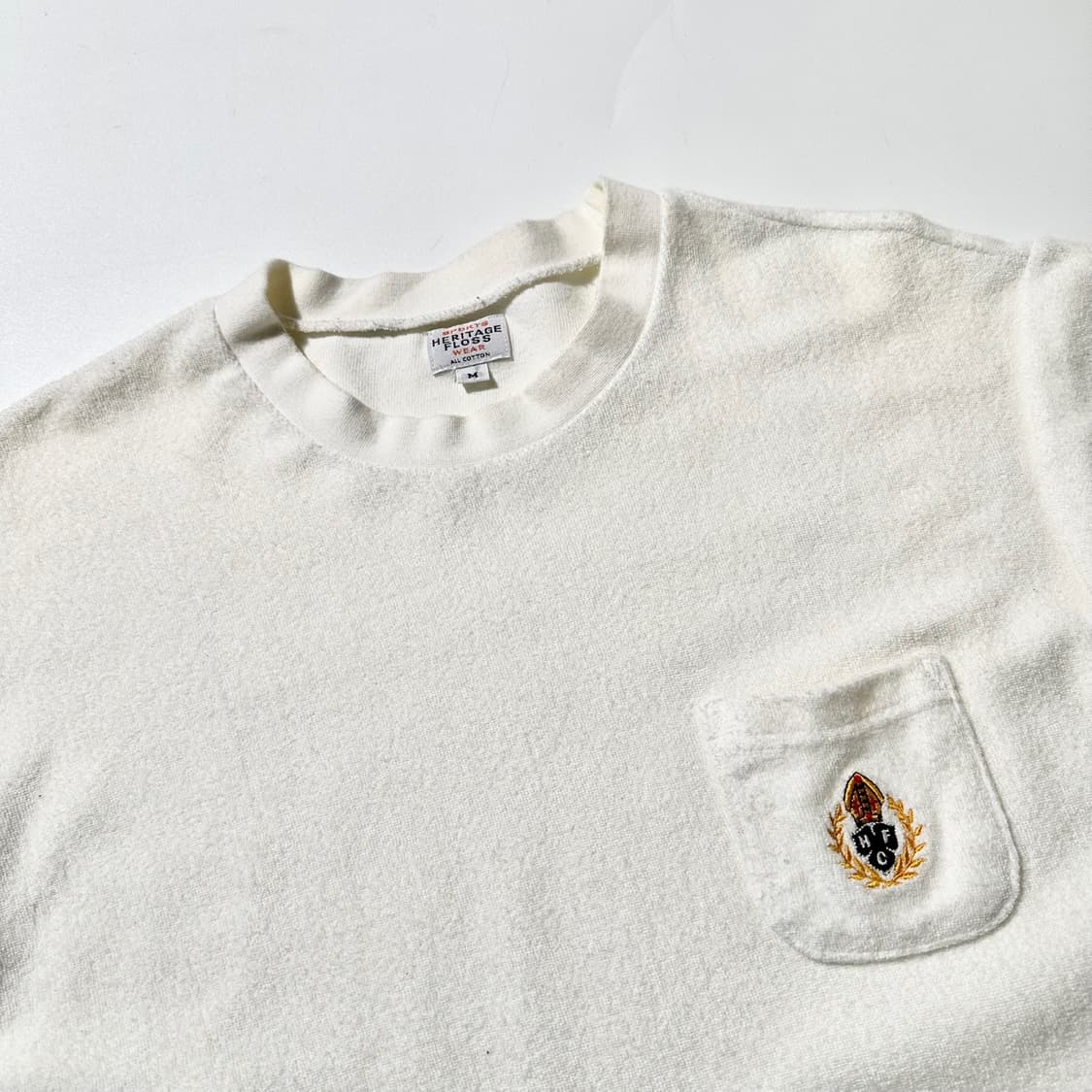 헤리티지플로스 크레스트 포켓 타월 반팔 티셔츠 상품이미지3