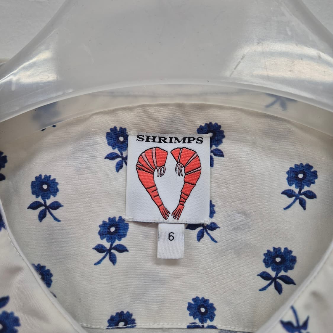 쉬림프 플라워 빅카라 블라우스  상품이미지5