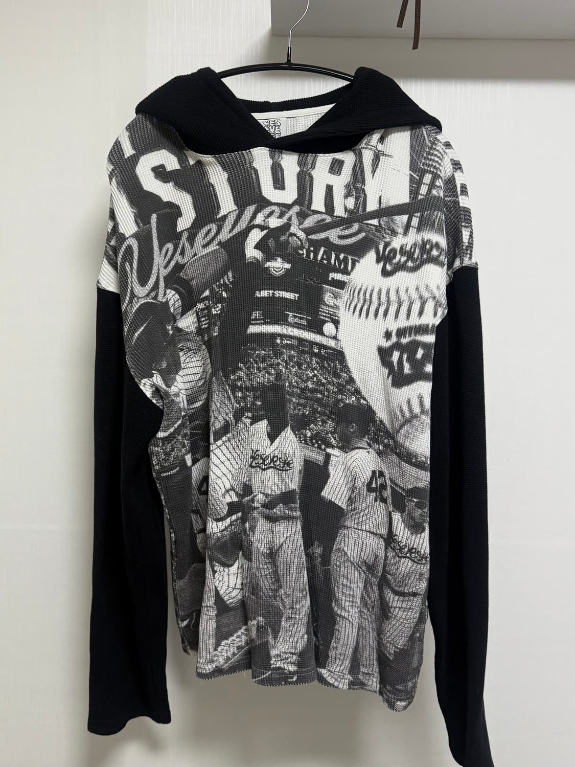 예스아이씨 와플 후드티 상품이미지2