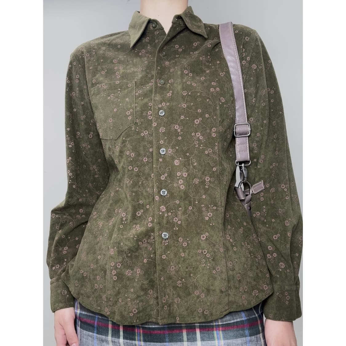 빈티지 플로럴 블라우스 셔츠 상품이미지1