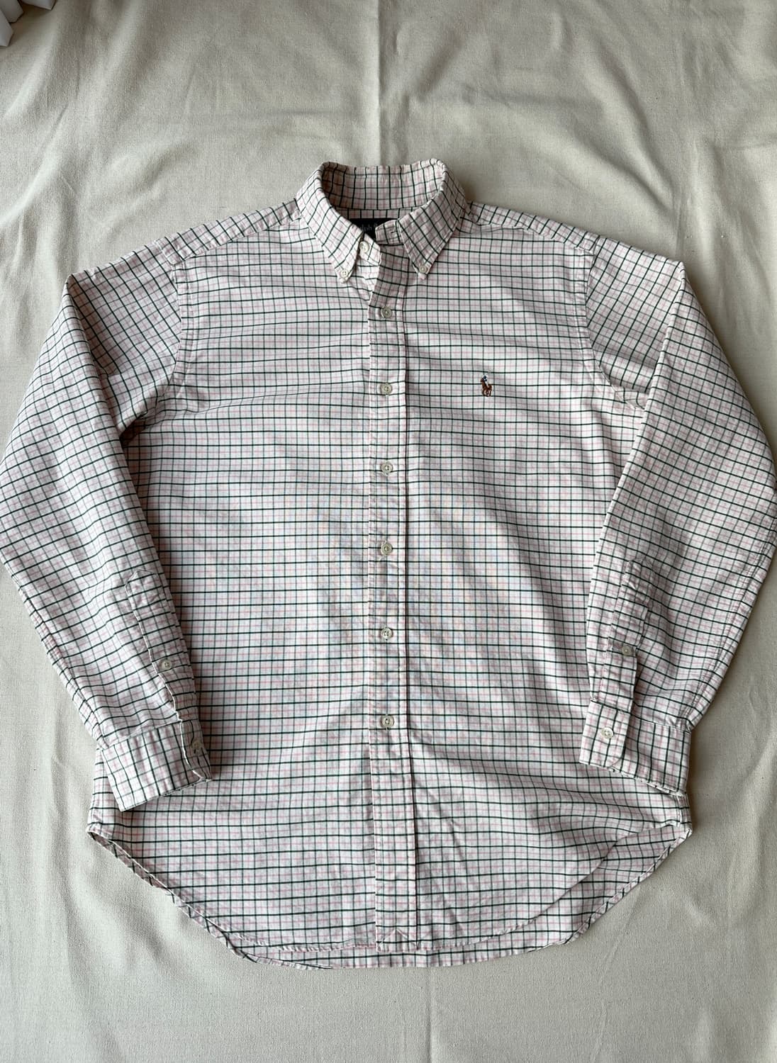 폴로 랄프로렌 옥스포드 체크 셔츠 클래식핏 M 상품이미지2