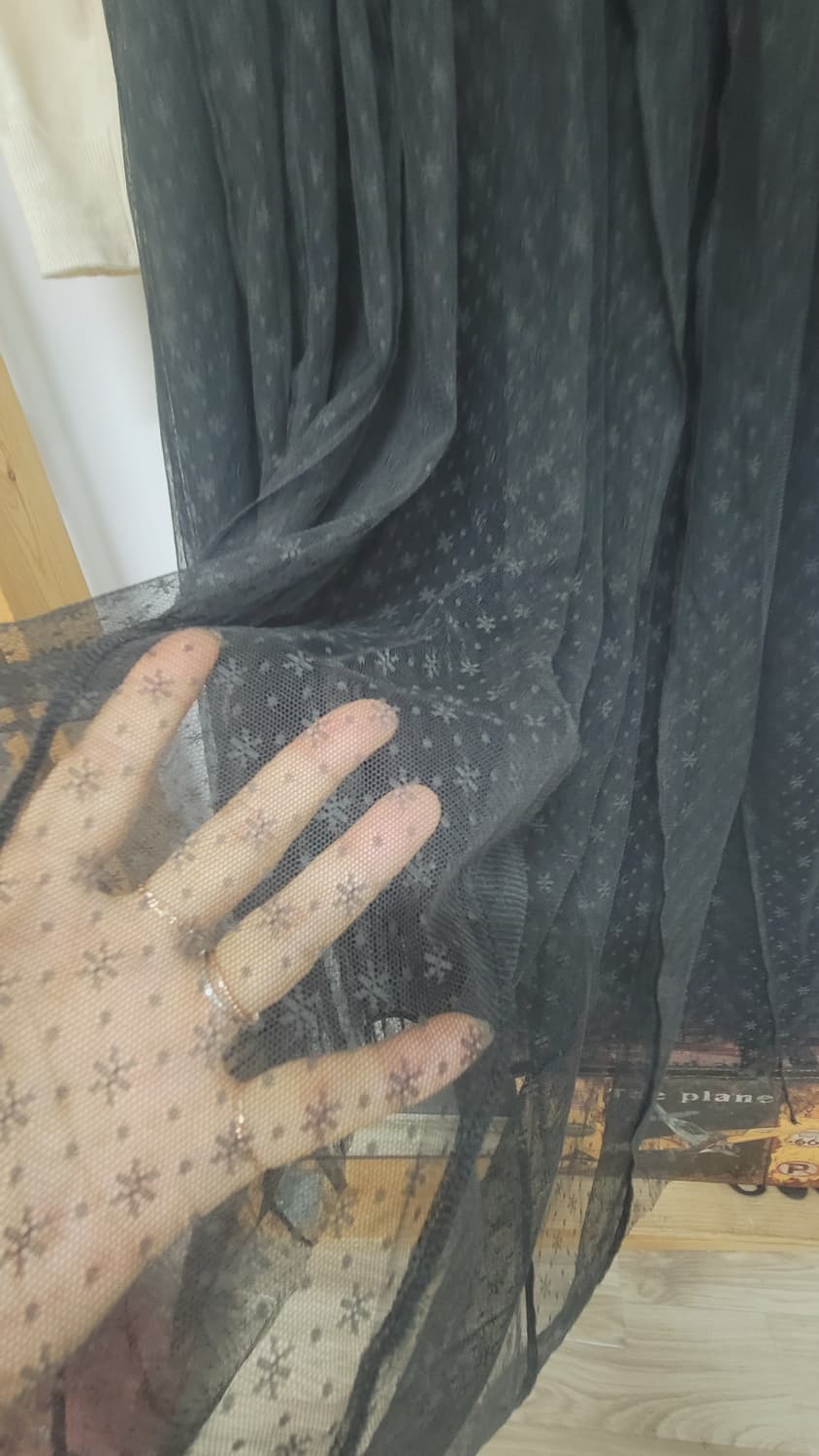 시슬리 아이보리 입체니트. 질스튜어트 레이스샤 스커트 상품이미지6