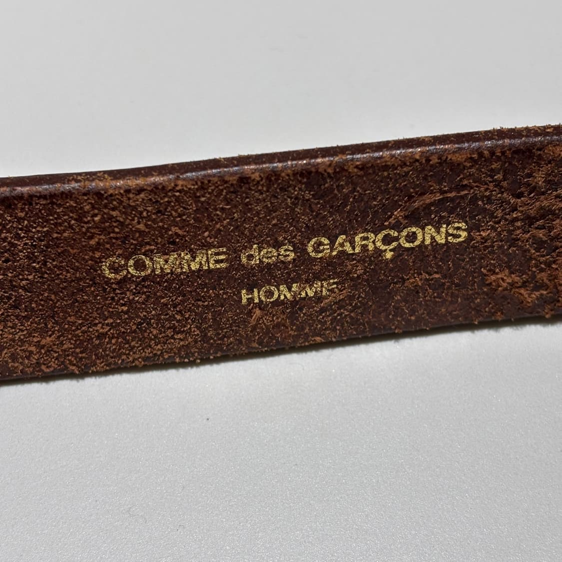 꼼데가르송 옴므 브라운 벨트 상품이미지5