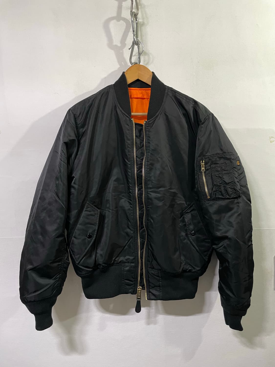 알파인더스트리 MA-1 블루종 봄버 자켓 100-105 상품이미지1