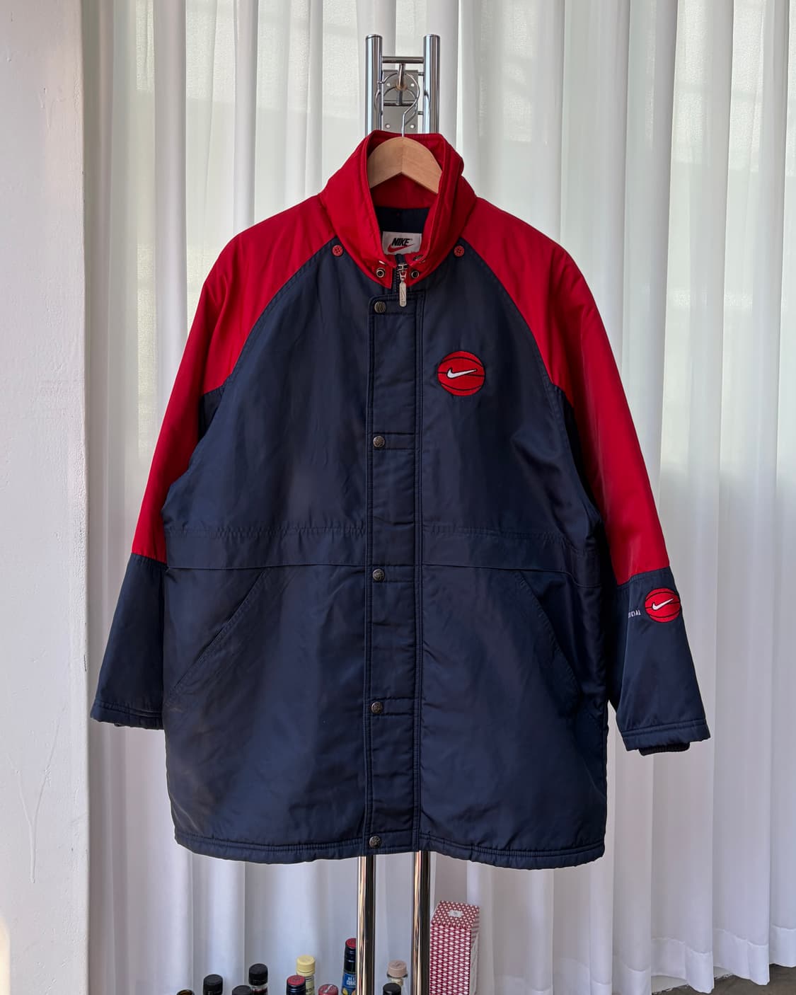 [M]나이키 90s 베이스볼 빅스우시 플리스 돕바 벤치 코트 상품이미지3