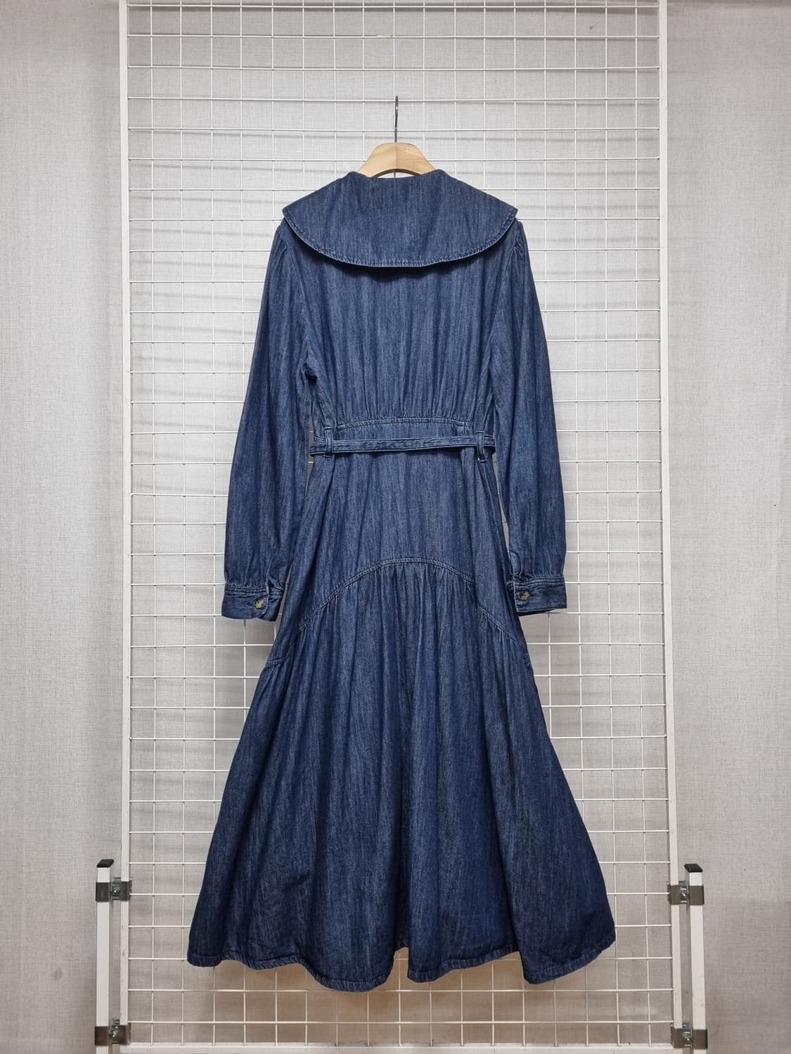 지컷 세일러카라 데님원피스 청원피스 상품이미지2