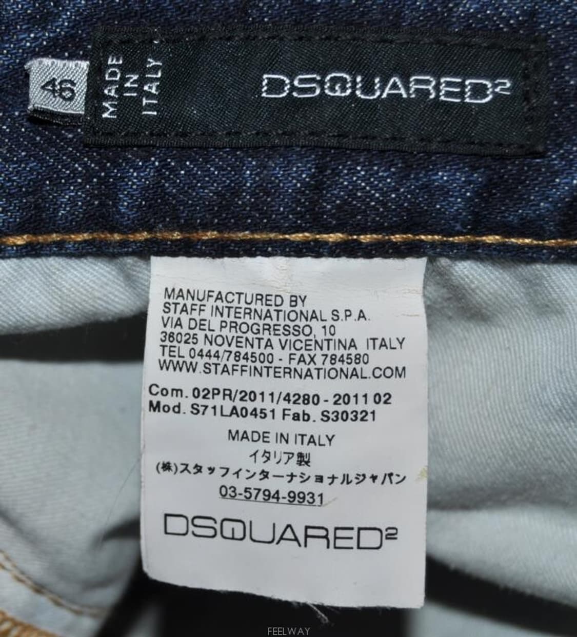 디스퀘어드/남성슬림진청바지(허리31)정품 상품이미지7
