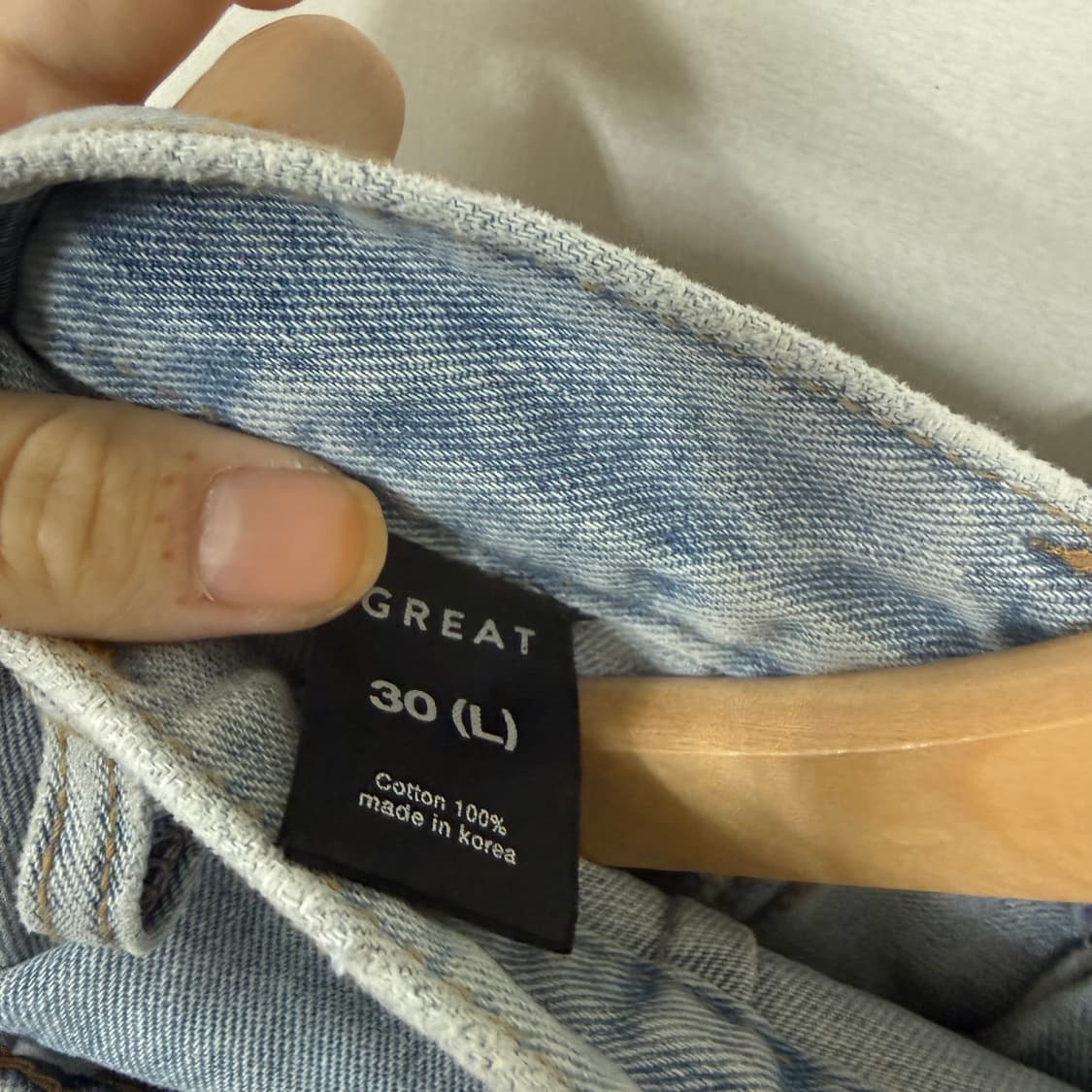 GREAT 연청 데님팬츠30 L 상품이미지5