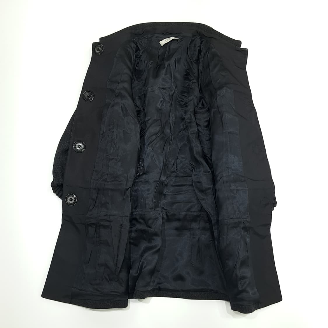 CN709 M 프라다 버진울 벨티드 벌룬소매 코트 상품이미지4