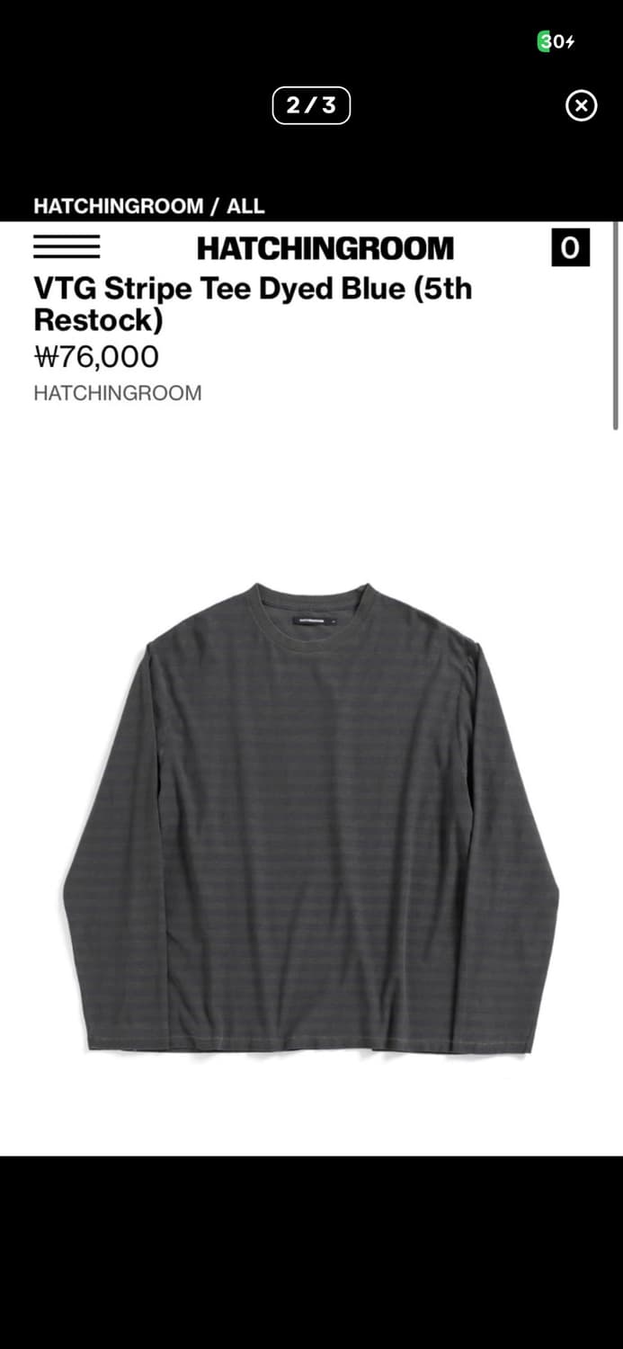 해칭룸 VTG 롱슬리브3사이즈 상품이미지1