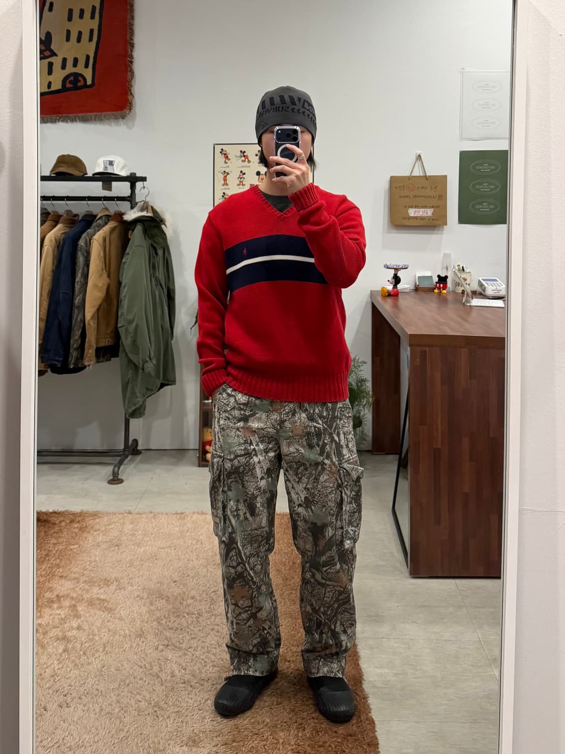 Polo ralph lauren 폴로 랄프로렌 브이넥 코튼 니트 상품이미지2