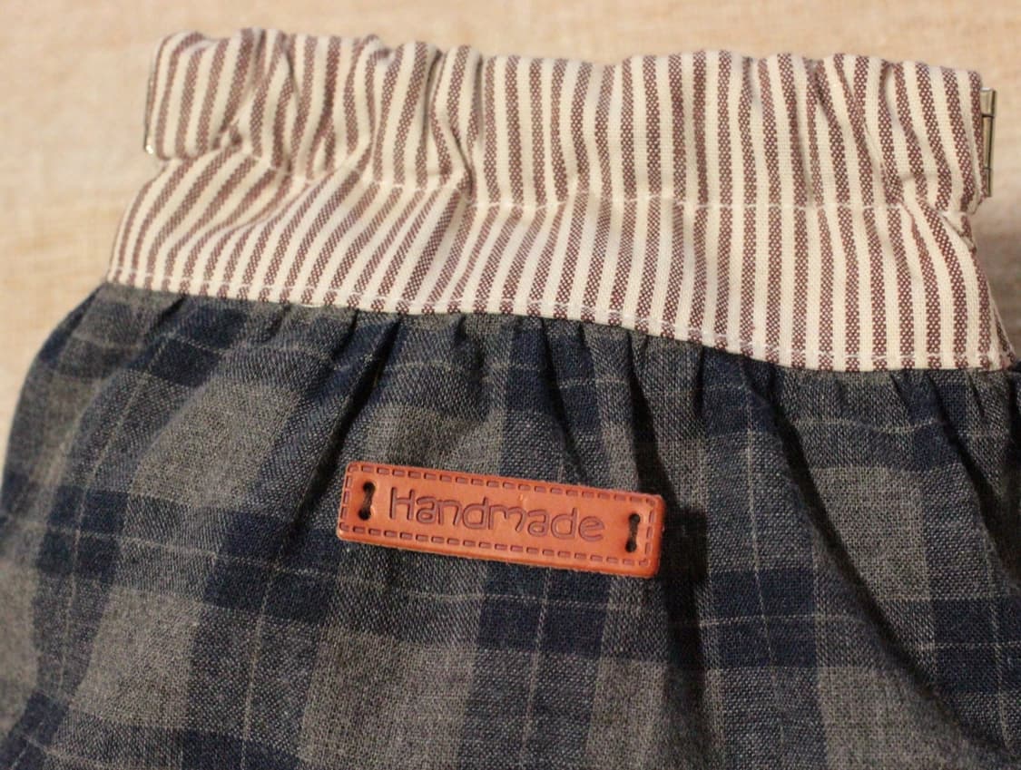 핸드메이드 셔링 바네 파우치 상품이미지3