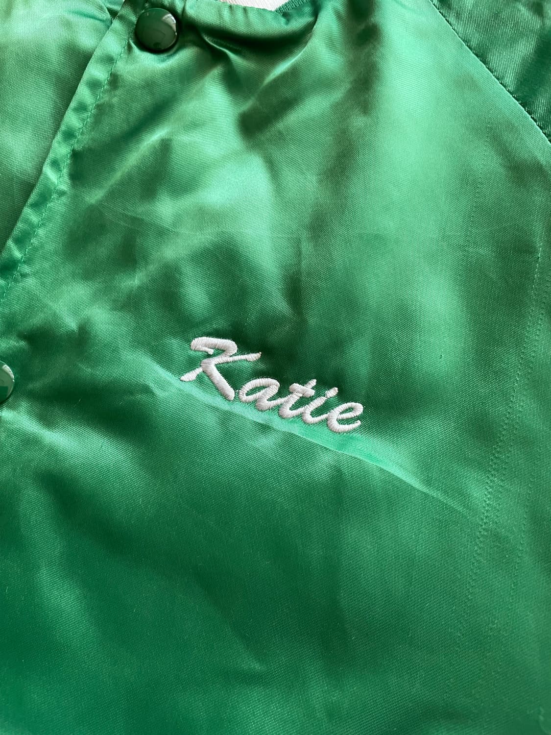 American vintage 치어리더 샤틴 자켓 상품이미지5