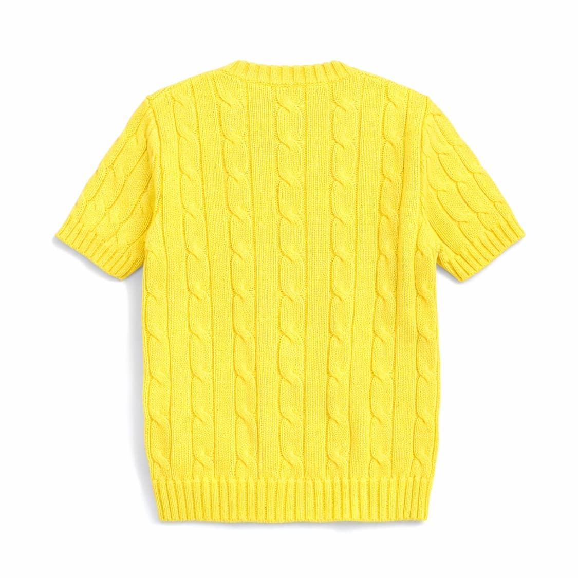 폴로 레몬 케이블 반팔 니트 / S 상품이미지4