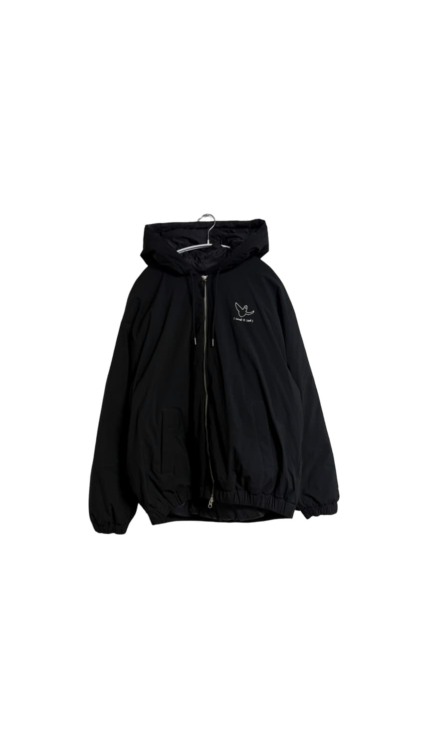 왓잇이즌 로고 후드 패딩 재킷 상품이미지1