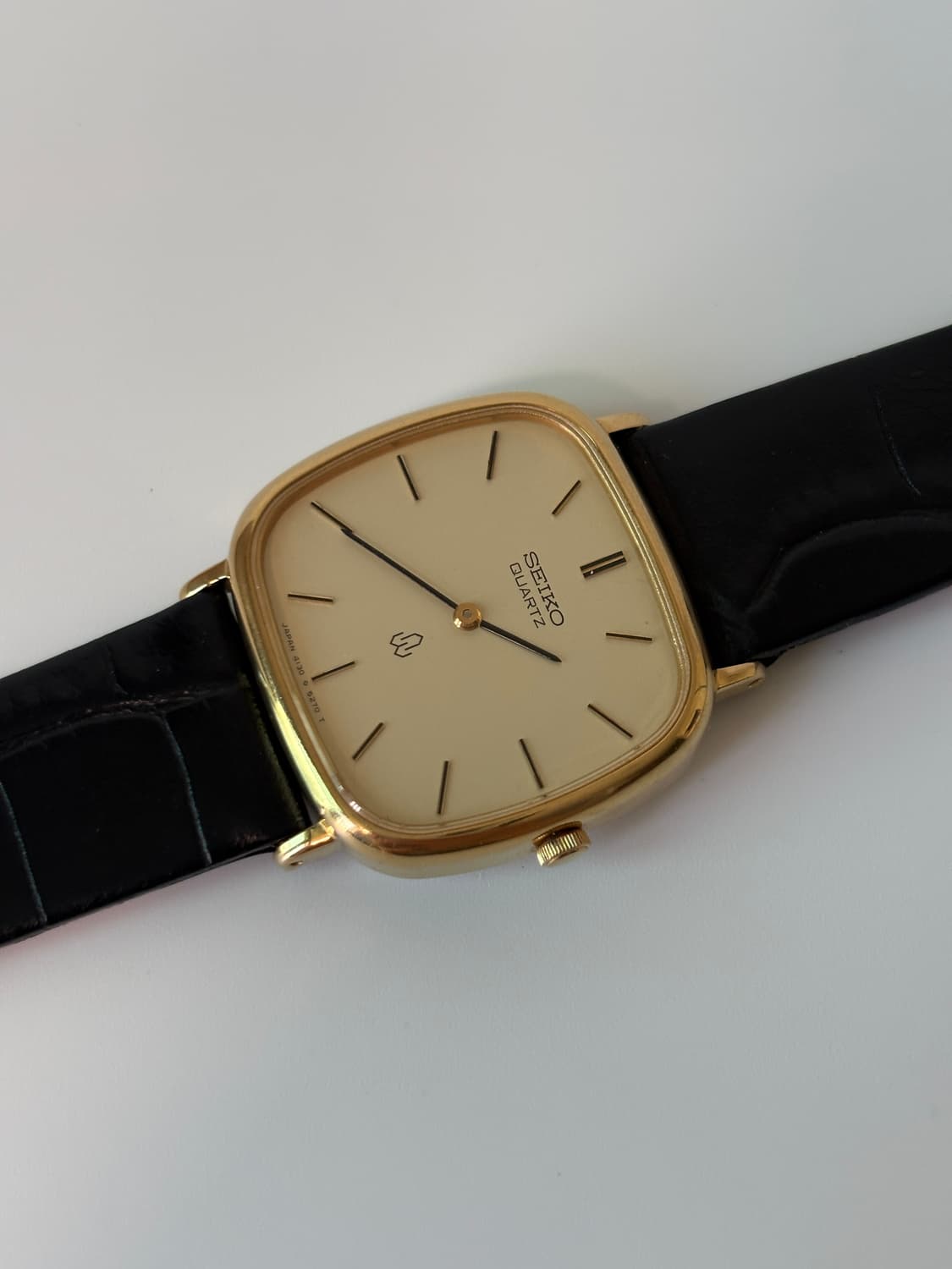 1970s Chariot Gold Square Quartz 상품이미지4
