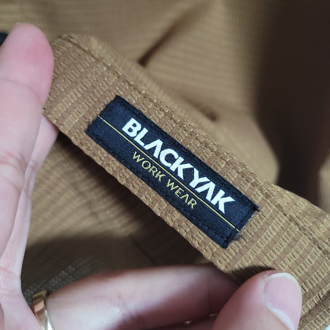 (110) BLACKYAK 블랙야크 워크어반 셔츠 브라운 쿨링 상품이미지4