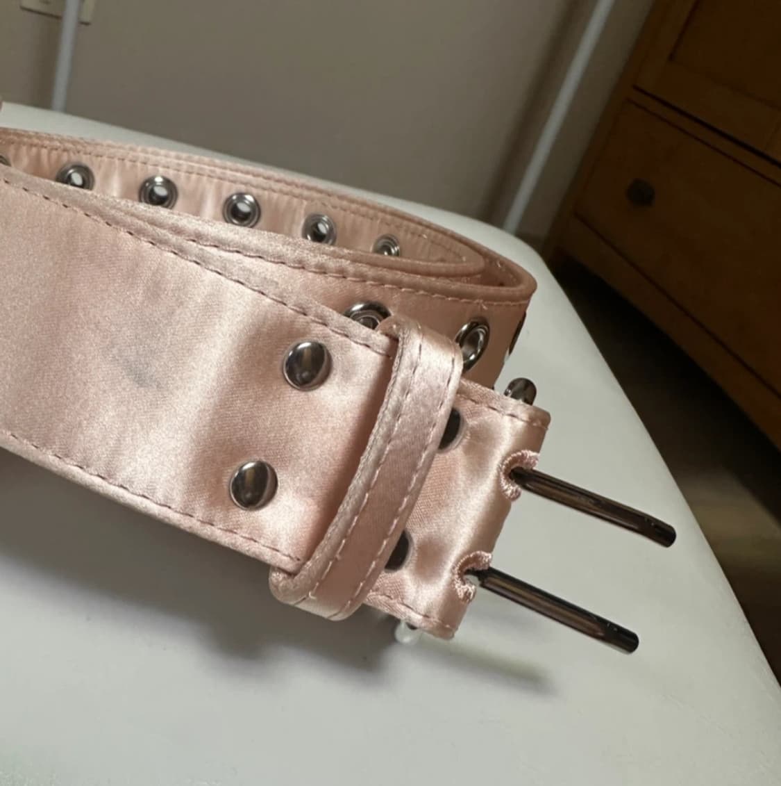 Sandy liang 샌디리앙 새틴 벨트 상품이미지3