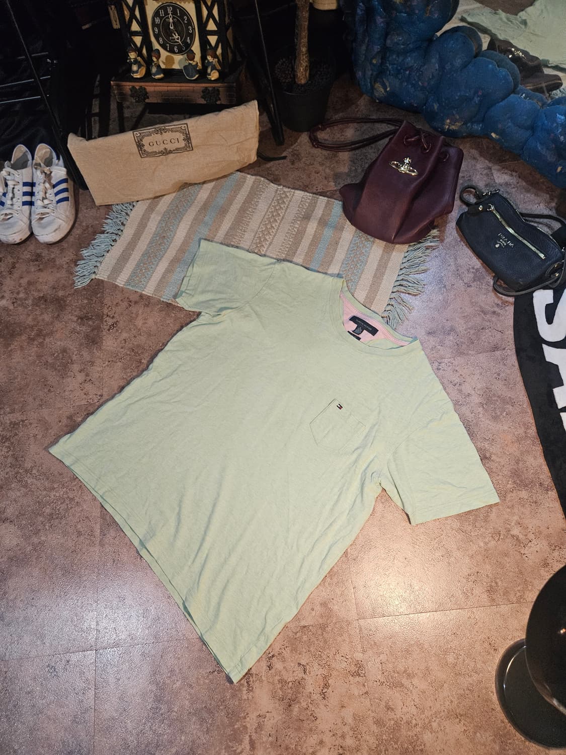 타미힐피거(Tommy Hilfiger) 정품 포켓 반팔 티셔츠 상품이미지1