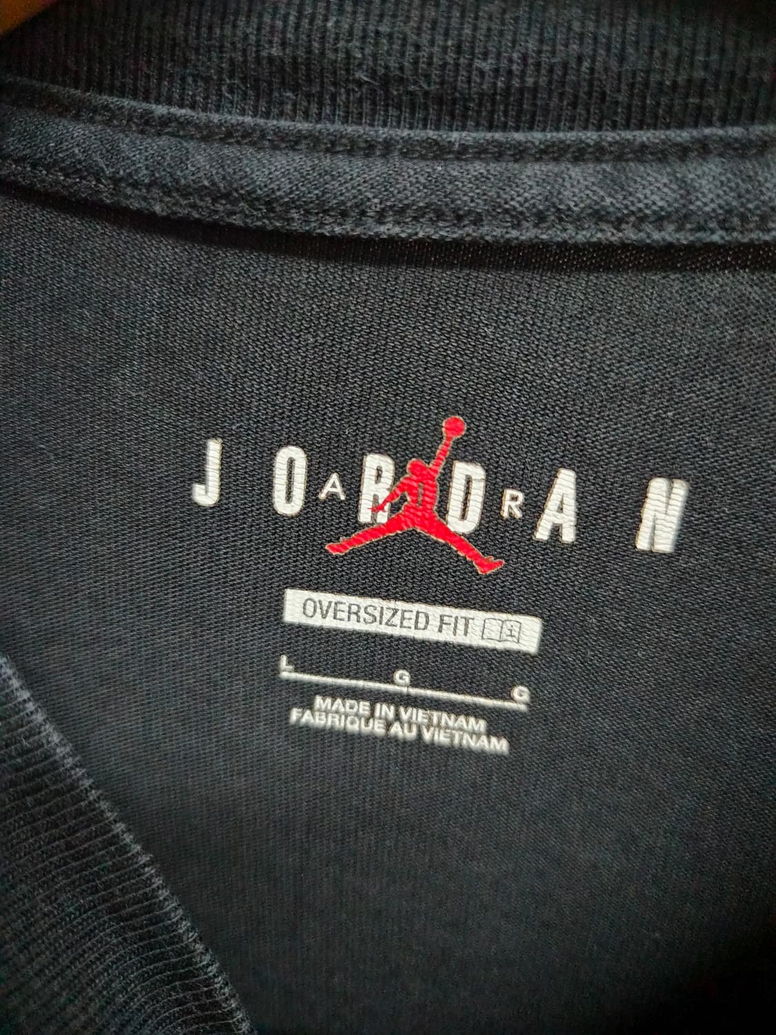L) 나이키 조던 플라이트 오버핏 반팔 티셔츠 팝니다 상품이미지4