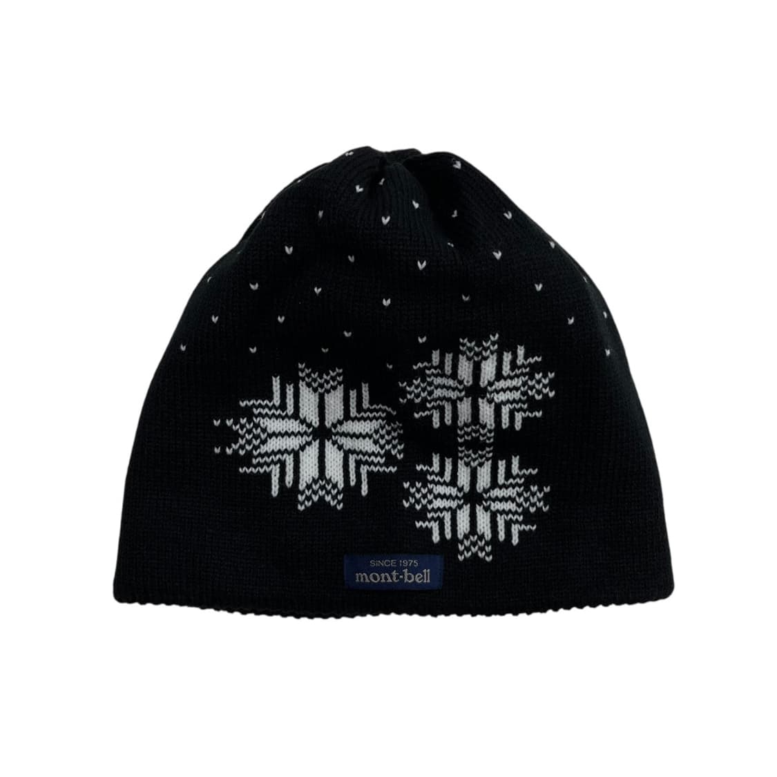 몽벨 눈꽃 블랙 비니 상품이미지5