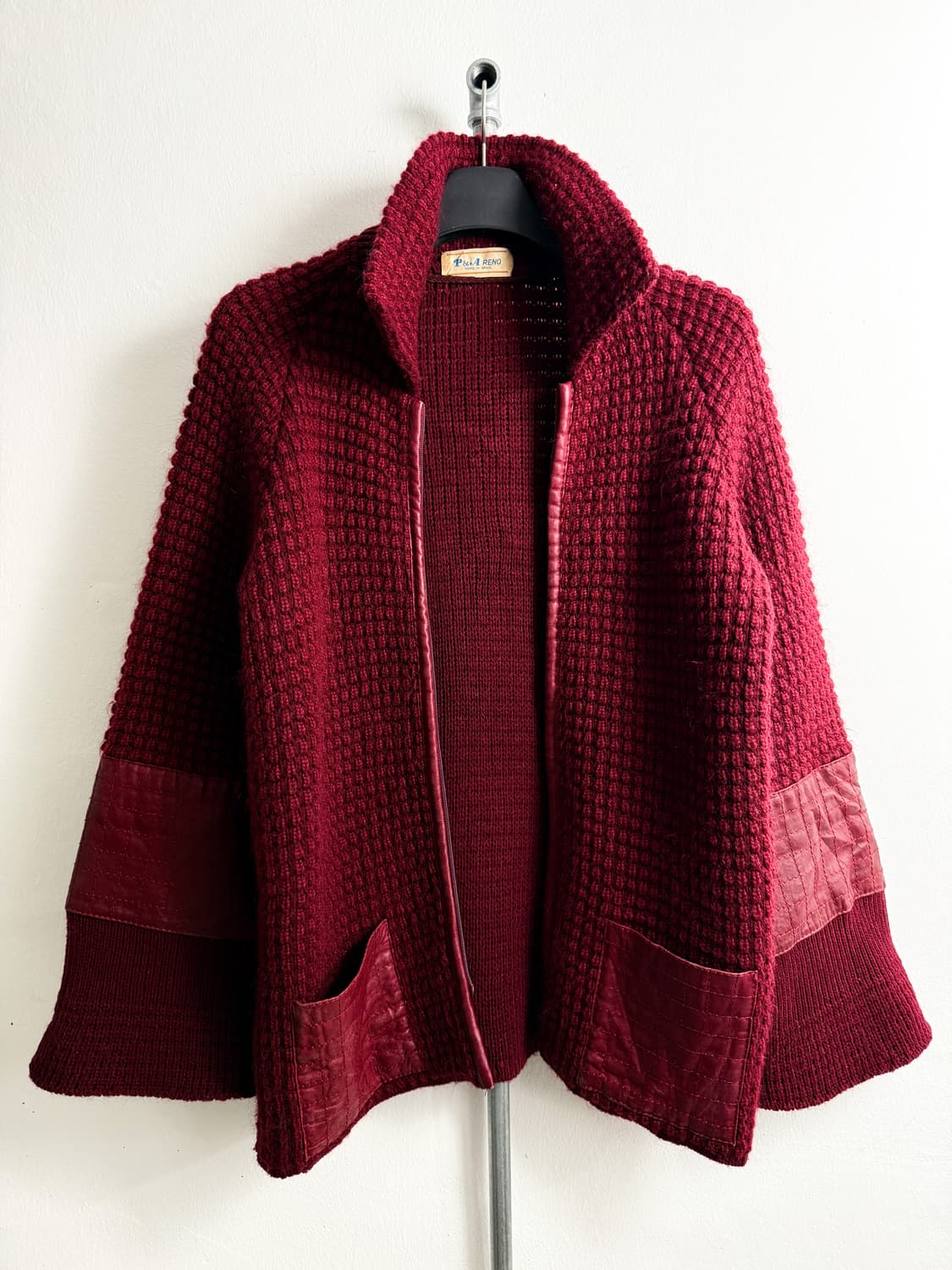  P&A Reno Leather Patch Mohair Sweater 상품이미지3