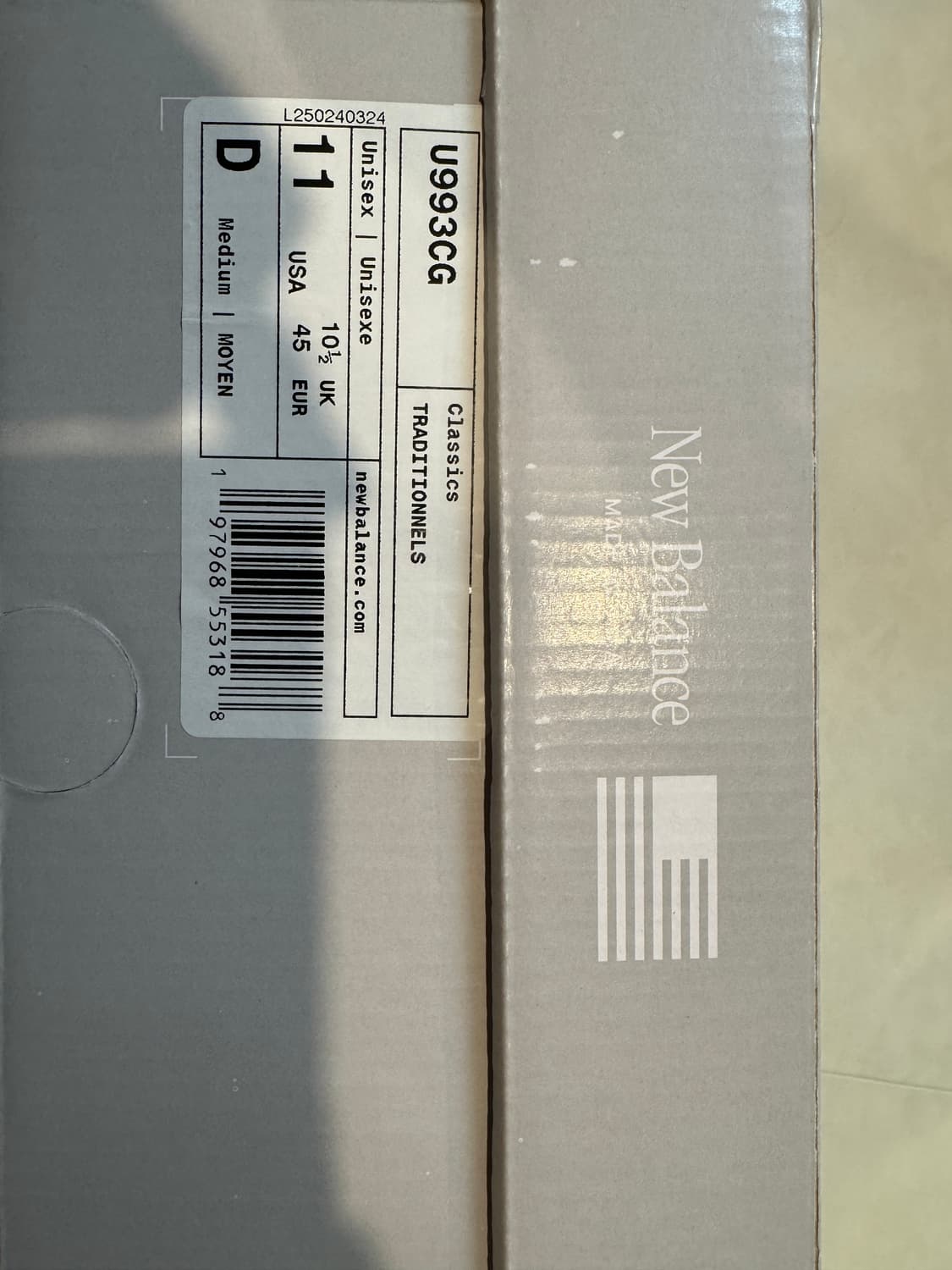 뉴발란스 993 코버트그린 290mm팝니다 상품이미지9