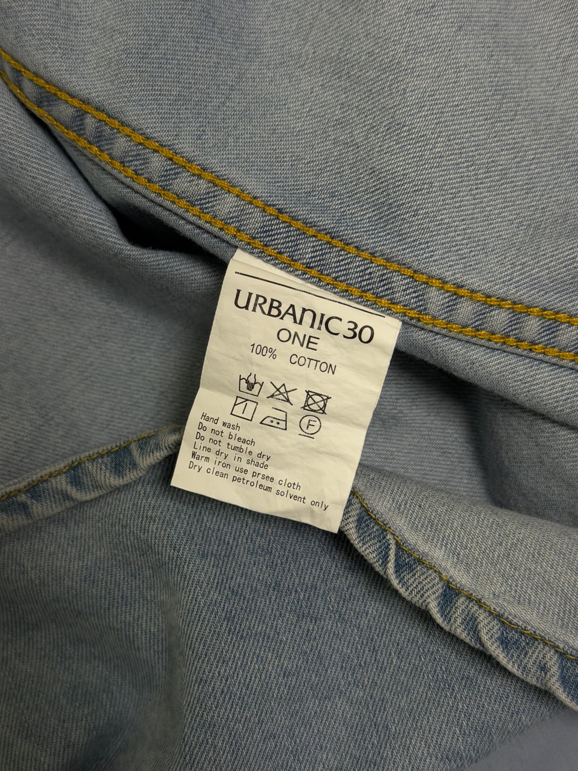 얼바닉30 웨스턴 데님 셔츠 라이트 블루 상품이미지6