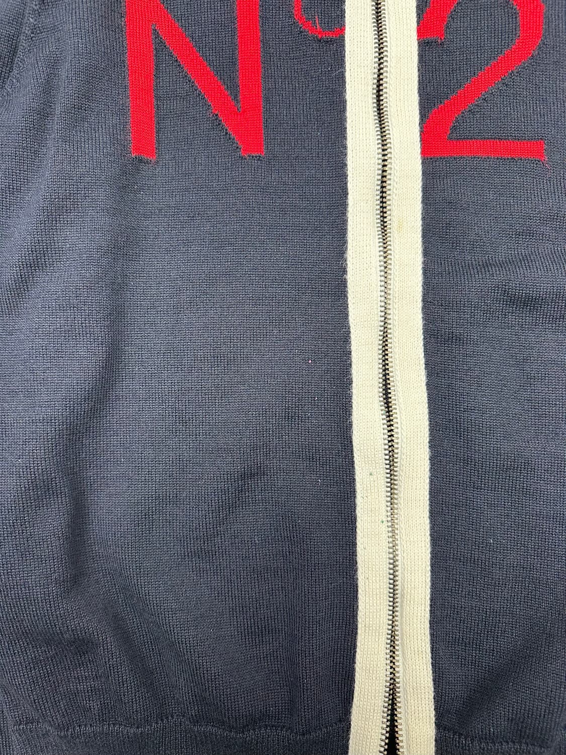 N°21 로고 니트 집업 상품이미지4