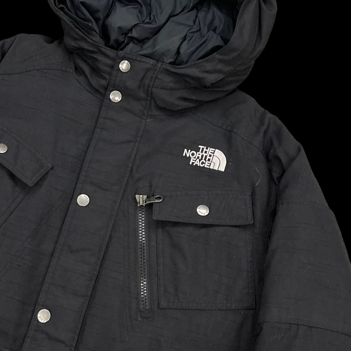 노스페이스 미주판 멀티포켓 하이벤트 블랙 패딩 상품이미지6