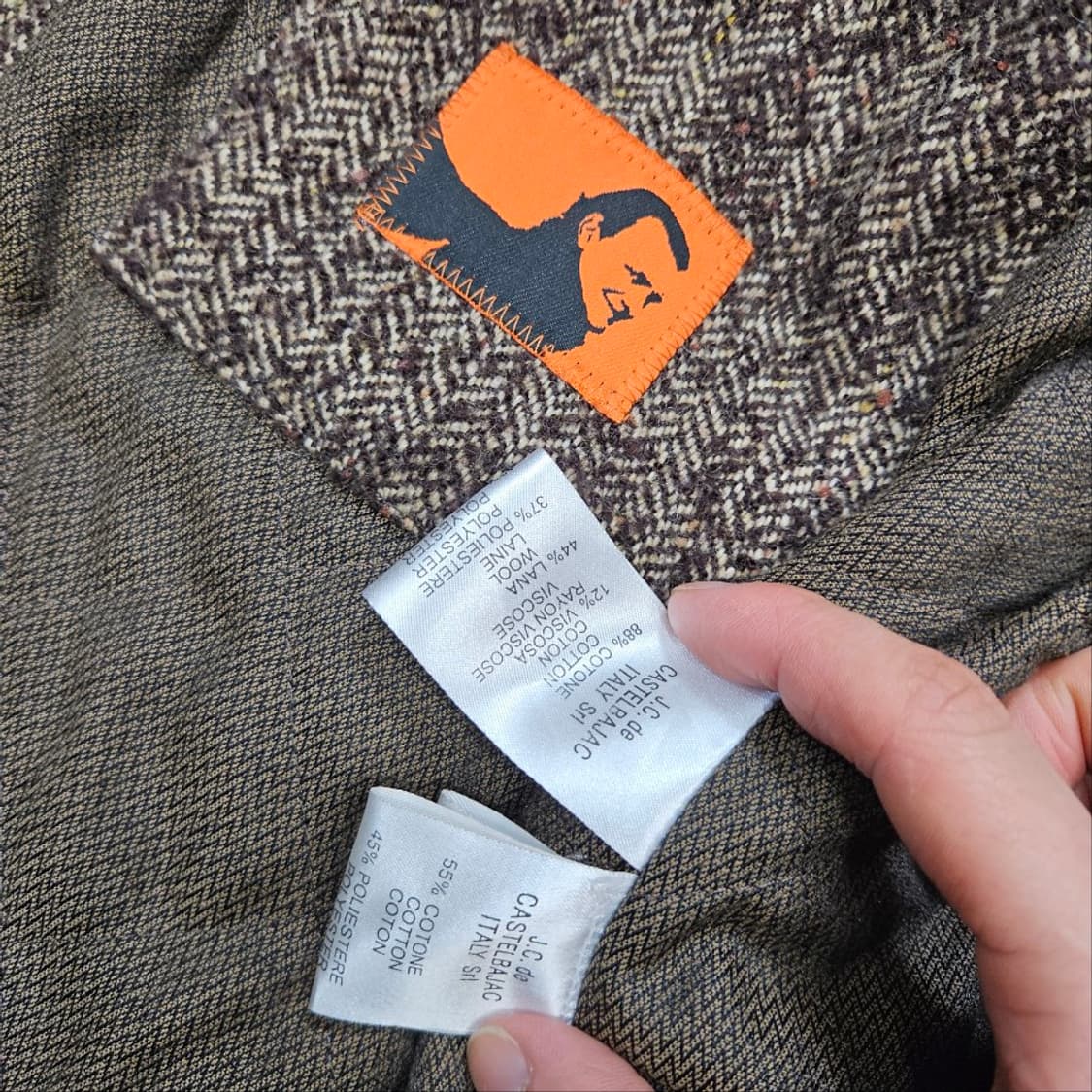 까스텔바작 헤링본 자켓 50 상품이미지9