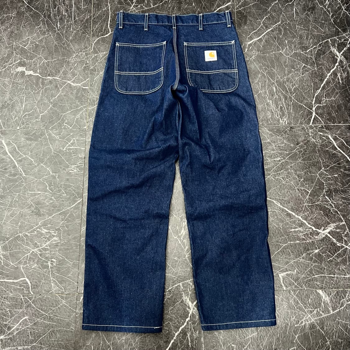 칼하트 WIP 데님 진청 워크 팬츠 상품이미지4