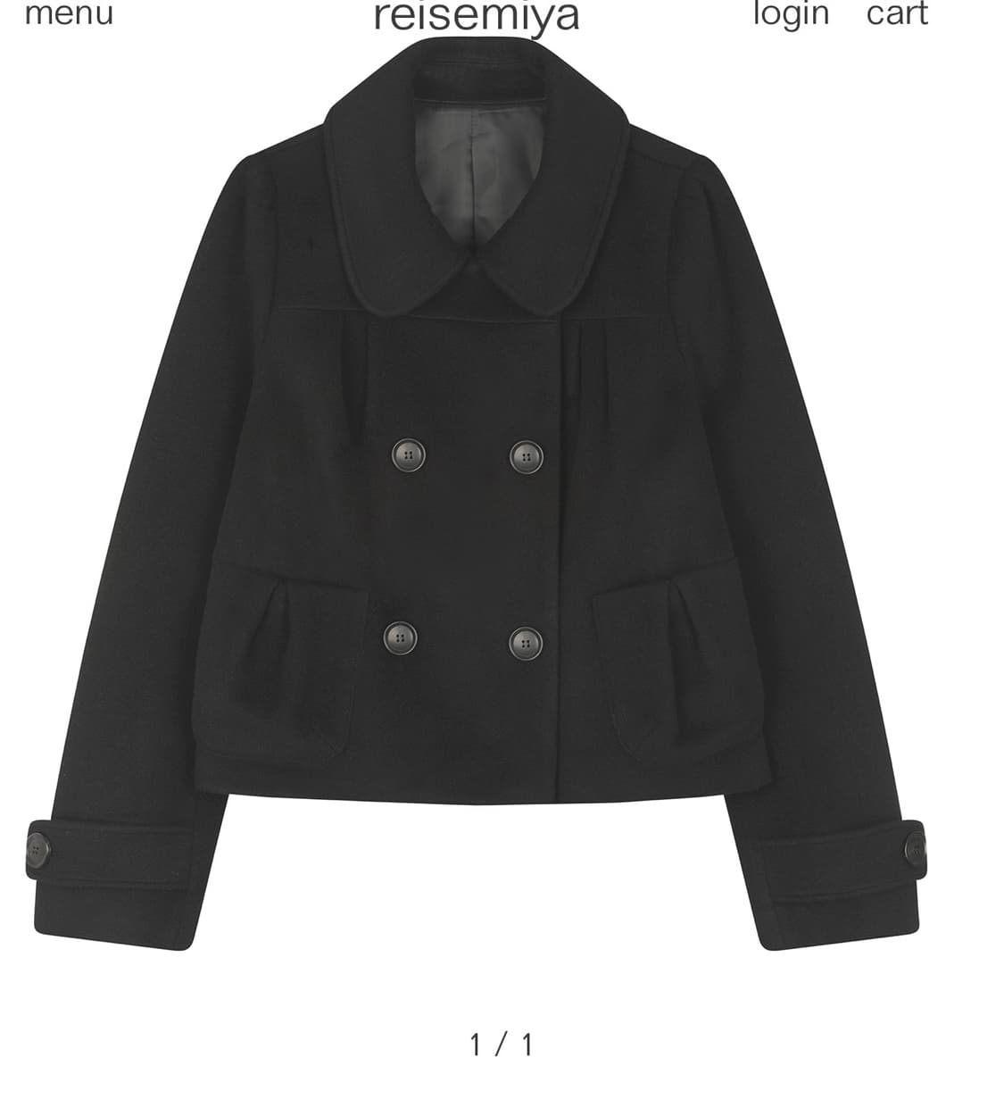 레이즈미야 캐시미어 로제 더블 코트 상품이미지1