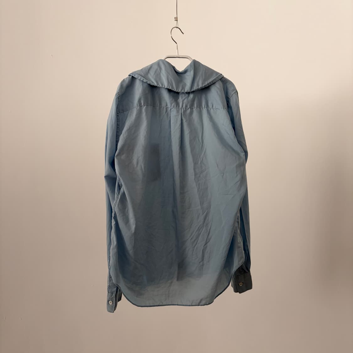 Big Collar Blue Blouse 상품이미지6