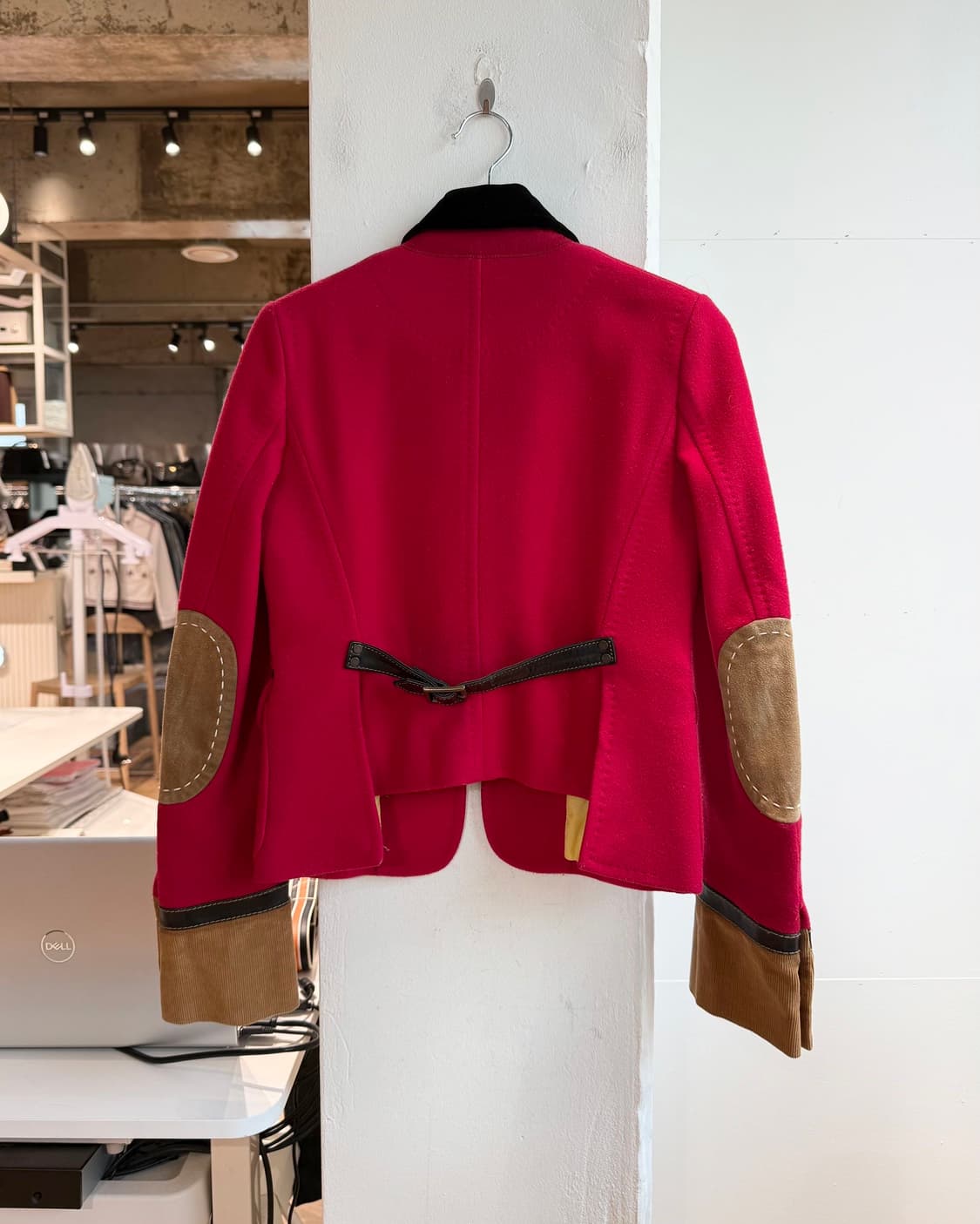 디스퀘어드2 컬렉션 레드 레이어 울 블레이저 자켓  상품이미지7