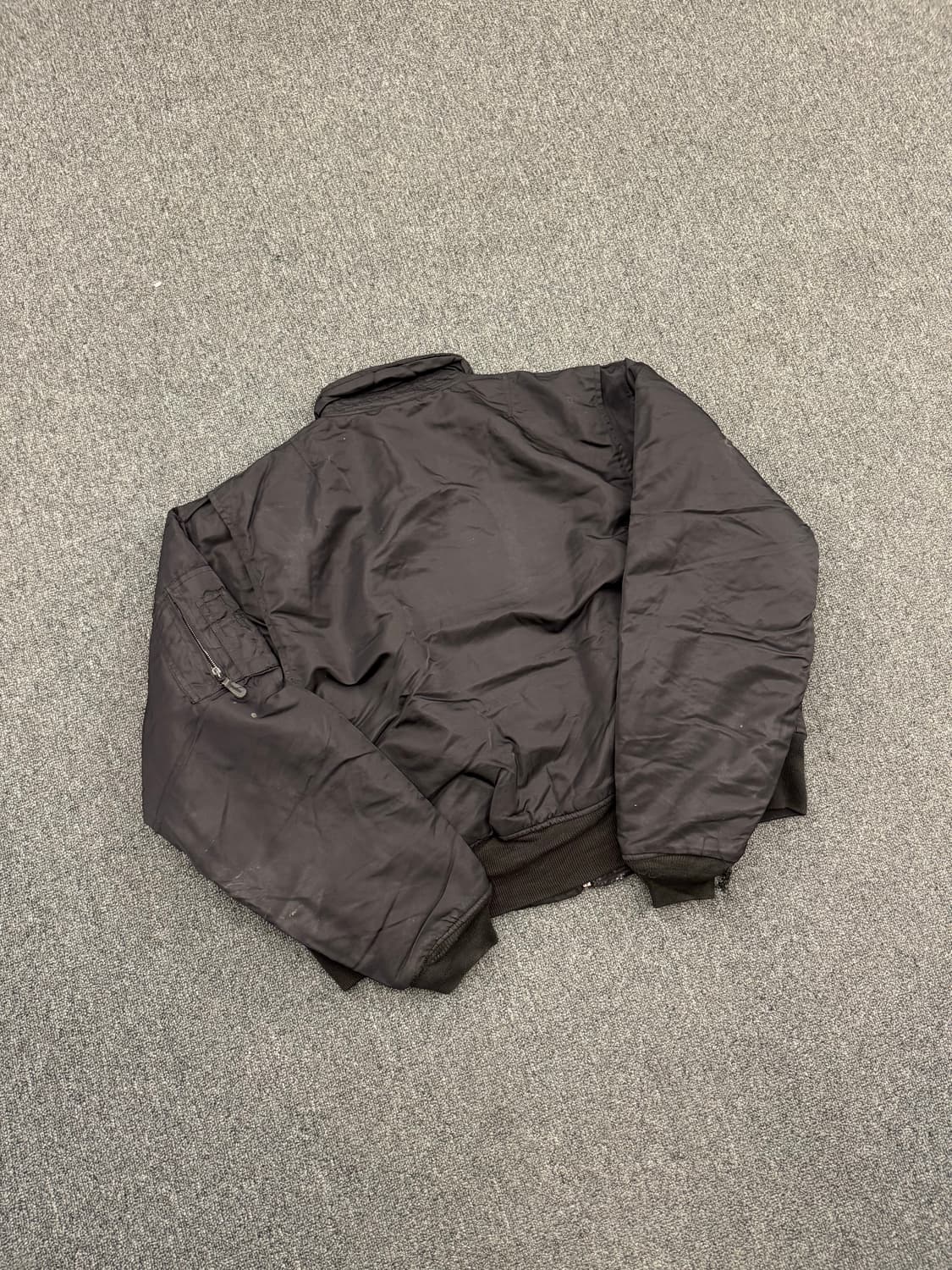 SCHOTT 빈티지 MA-1 블랙 항공점퍼 상품이미지5