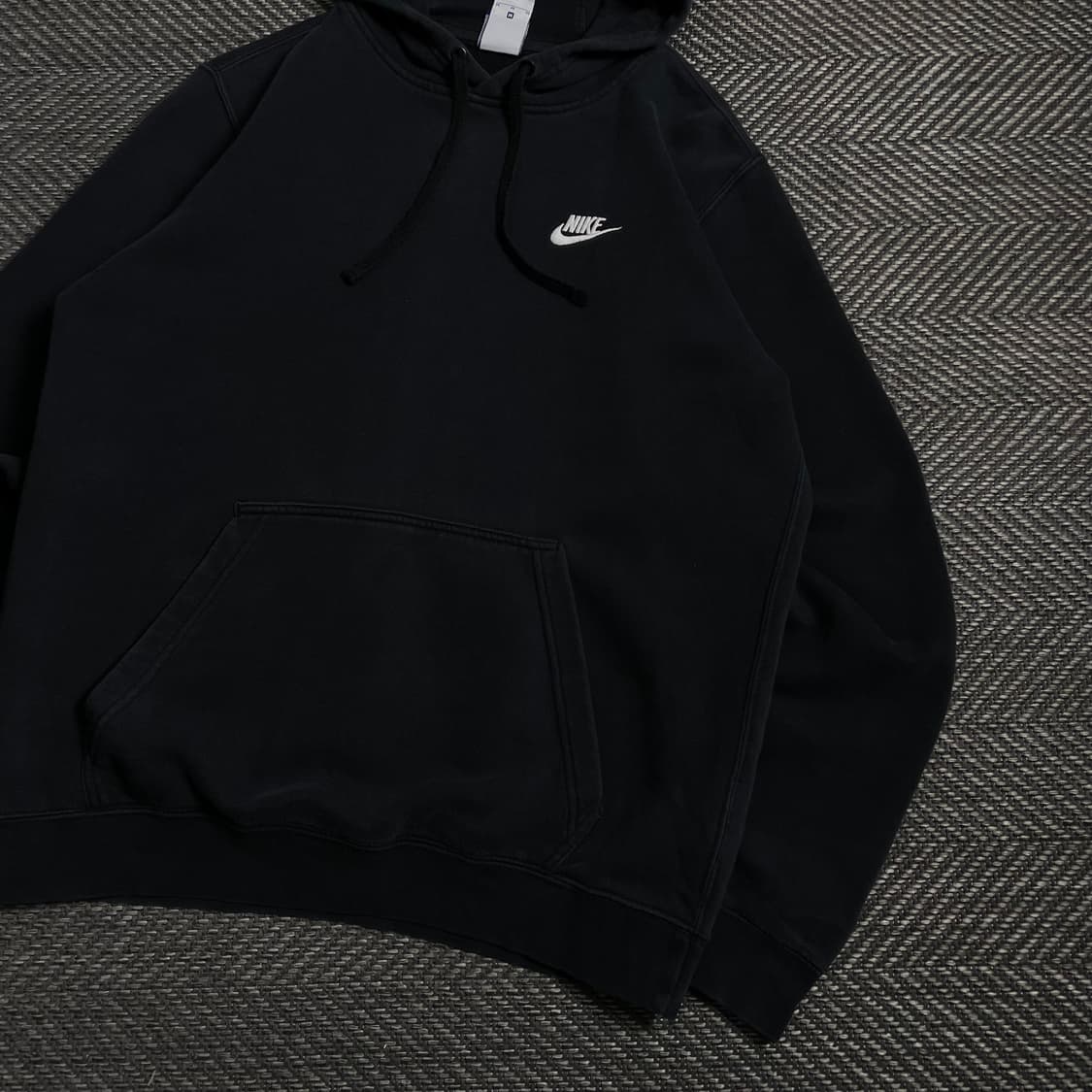 나이키 스우시로고 후드 티셔츠 블랙o 4784 상품이미지2