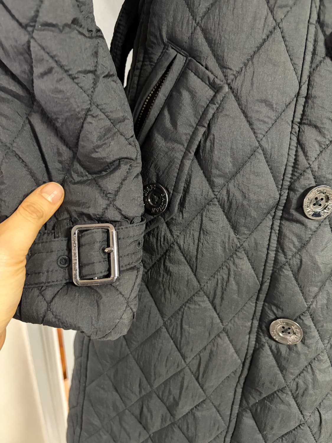 마이클 바스티안 퀄팅 롱자켓  상품이미지3