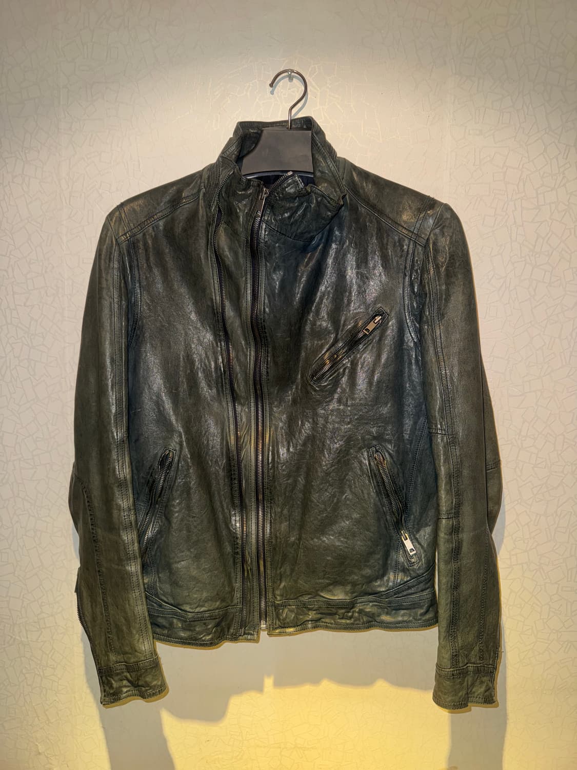 우영미 아카이브 2Way Zip Moto 가죽자켓 105 상품이미지1