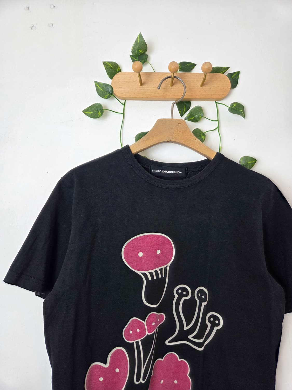 Mercibeaucoup 버섯 프린트 반팔 티셔츠 상품이미지2