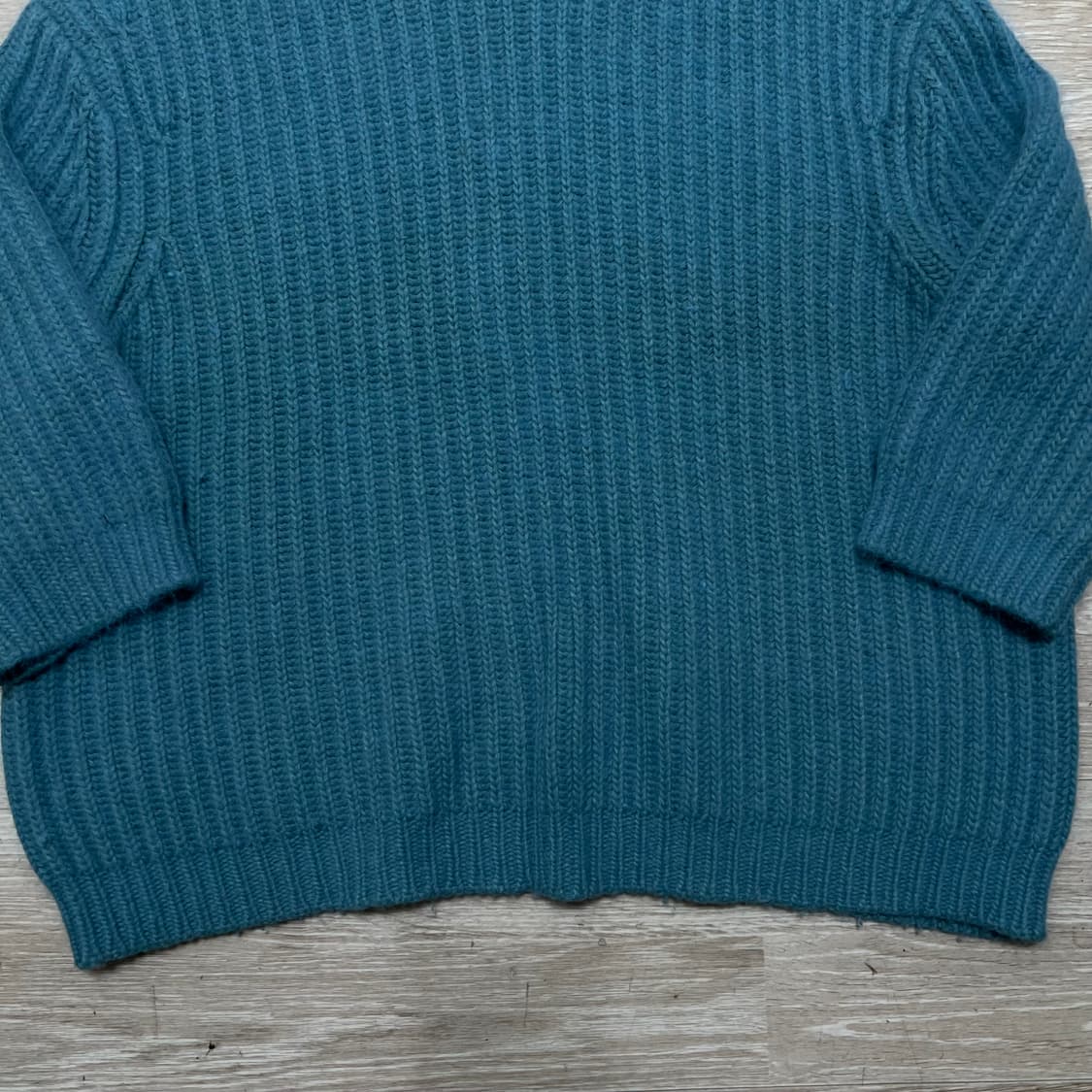 아크네 스튜디오 여성 오버사이즈 청키 니트 [블루그린] S/90 상품이미지3