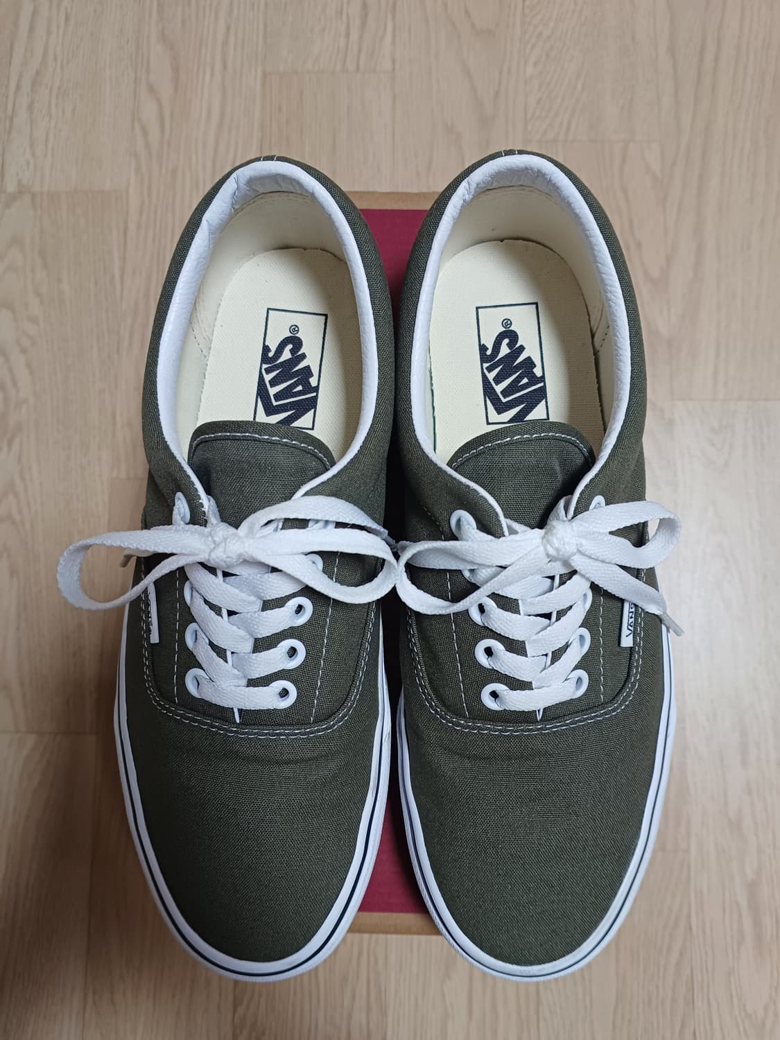 270 반스 에라 올리브 카키 캔버스 스니커즈 어센틱 Vans 신발 상품이미지6
