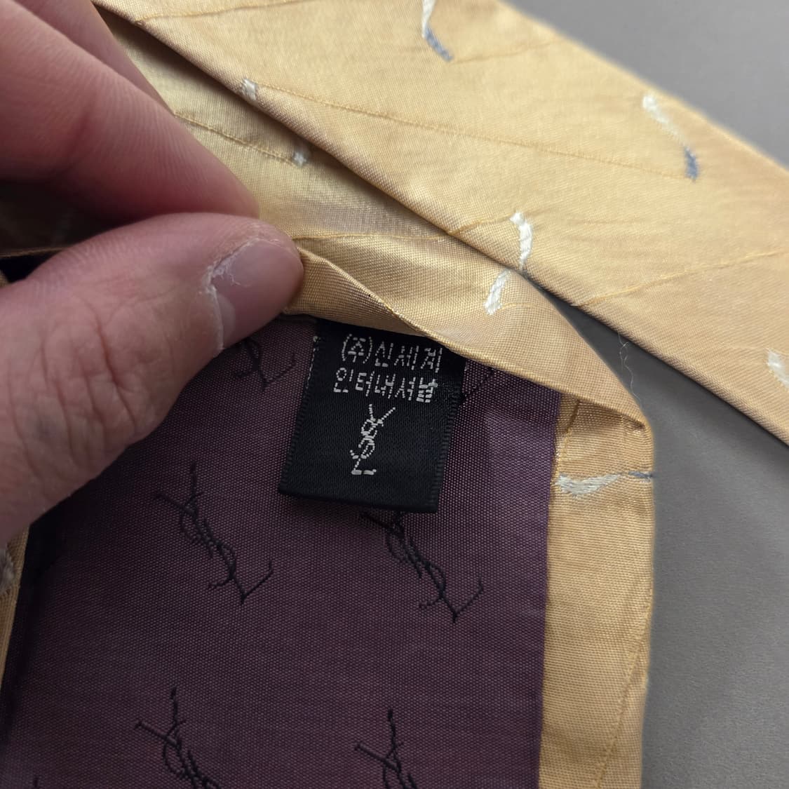 YSL 입생로랑 빈티지 넥타이 상품이미지5