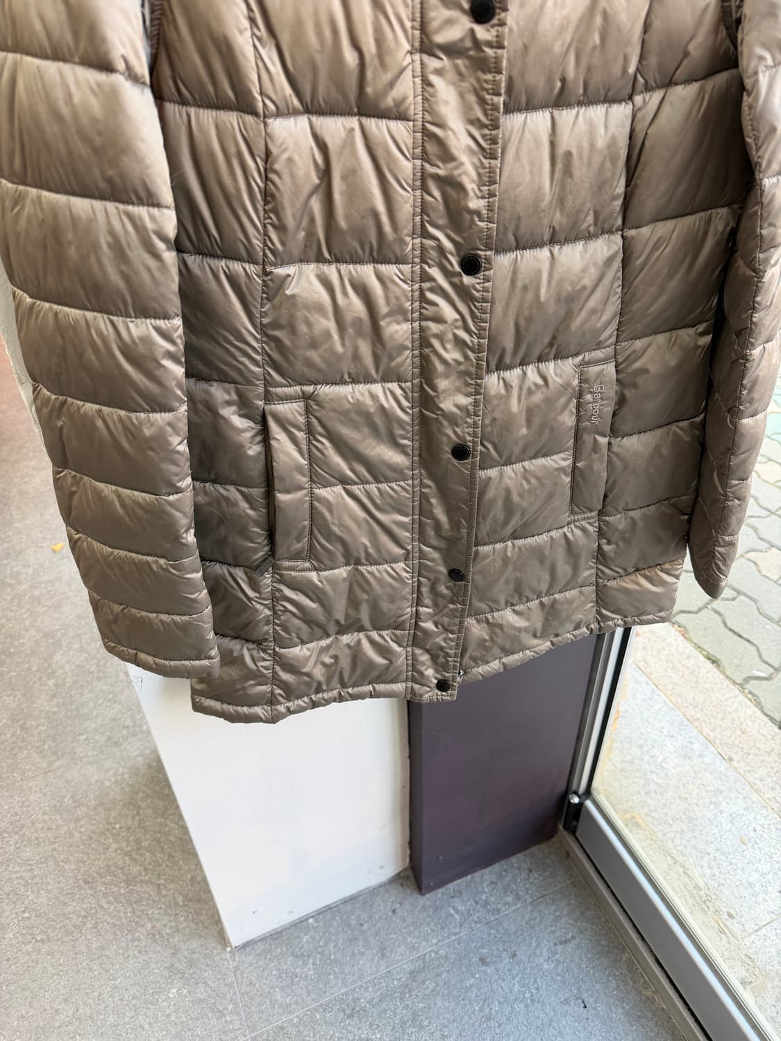 UK12/ 바버 피버다운 나일론 패딩 점퍼 상품이미지4